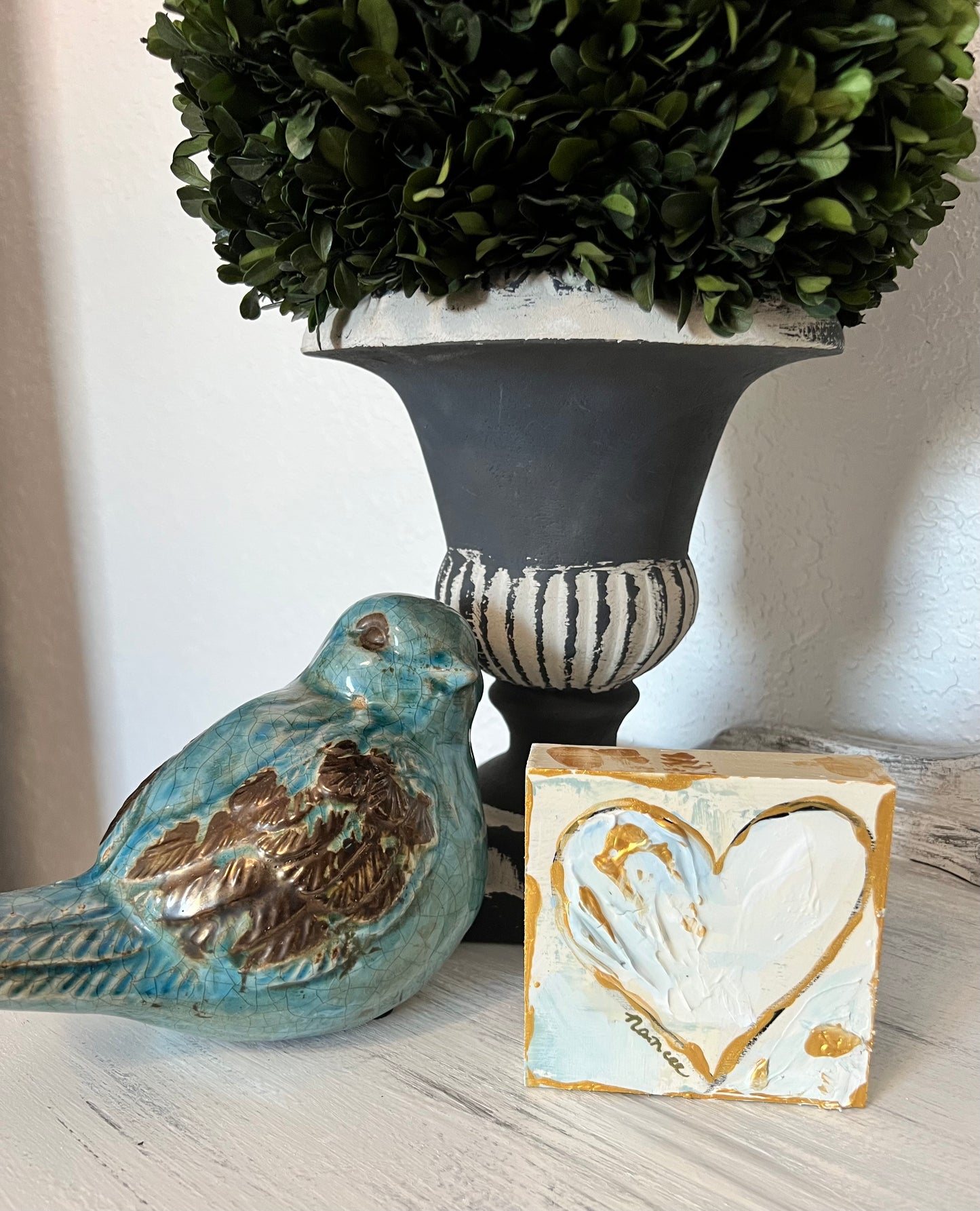 Choose LOVE: Hand Painted Textured HEARTS