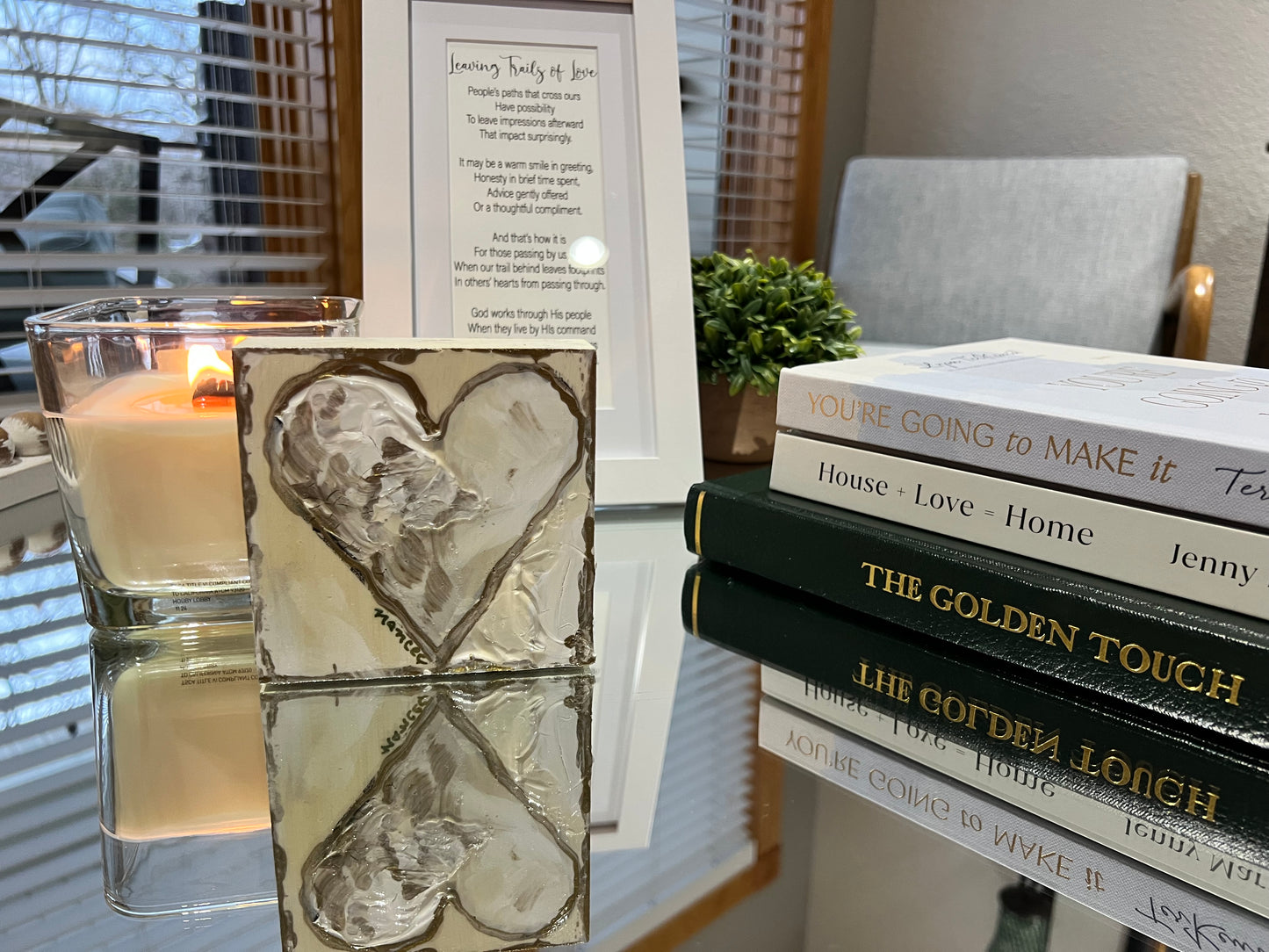 Choose LOVE: Framed 5" X 10" Love Poem by D. Golden Boyd