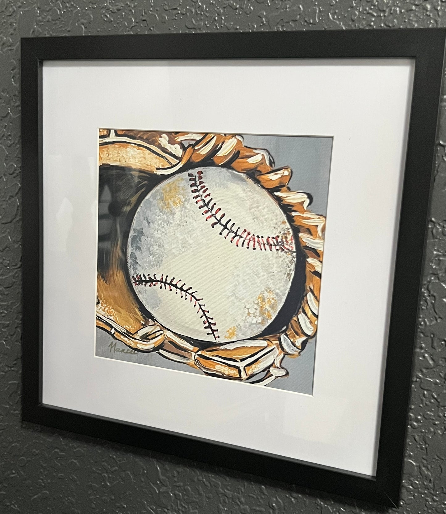 Baseball Framed art!
