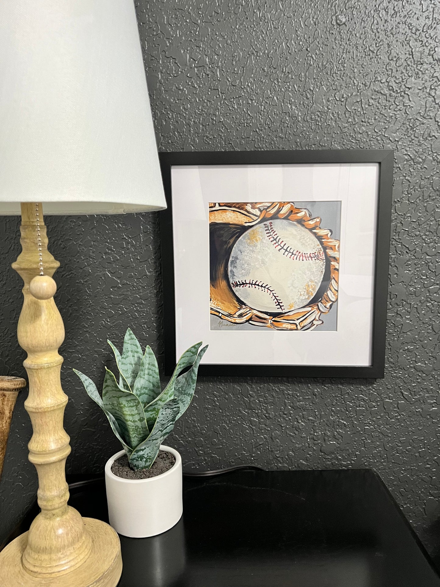 Baseball Framed art!