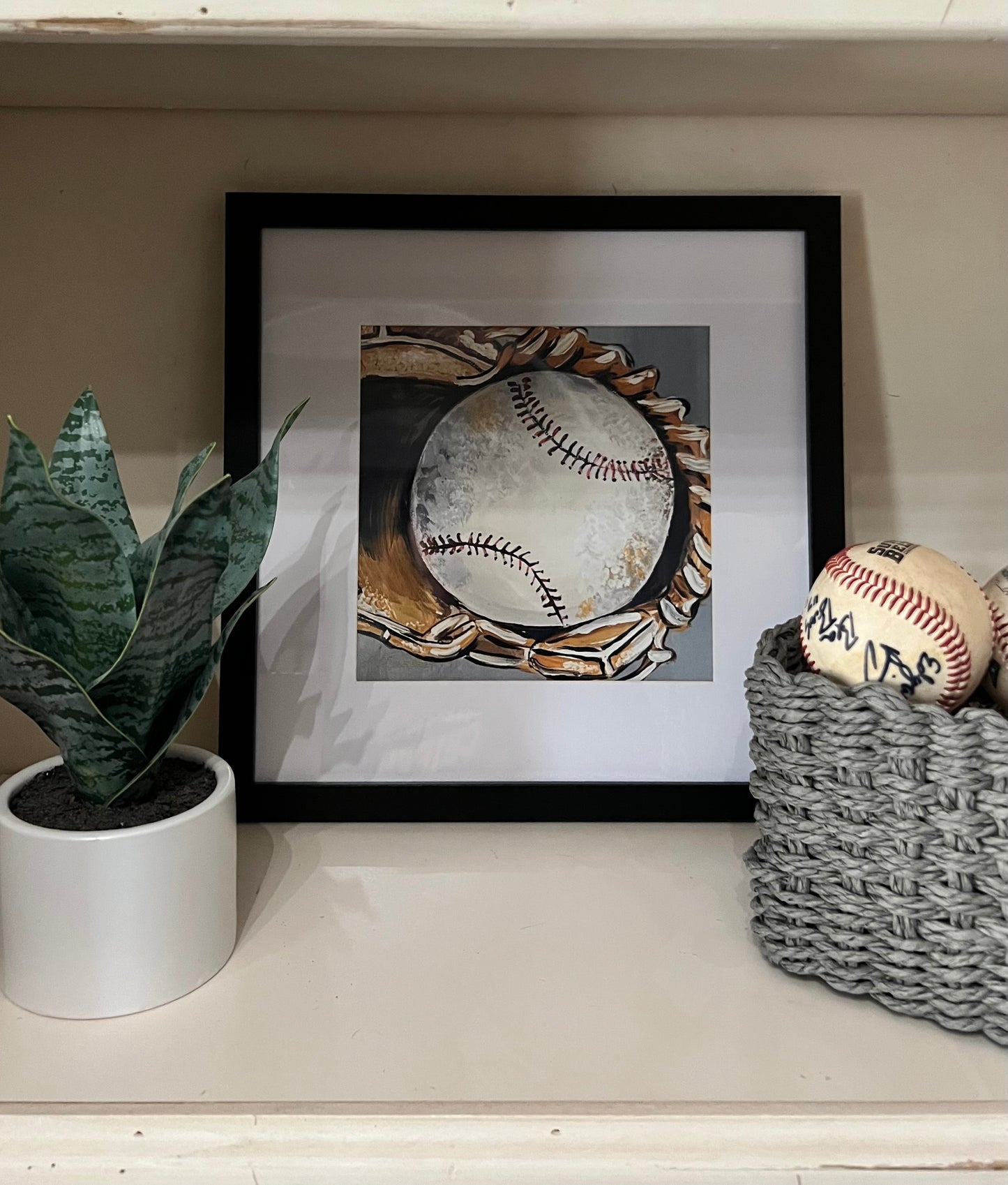 Baseball Framed art!