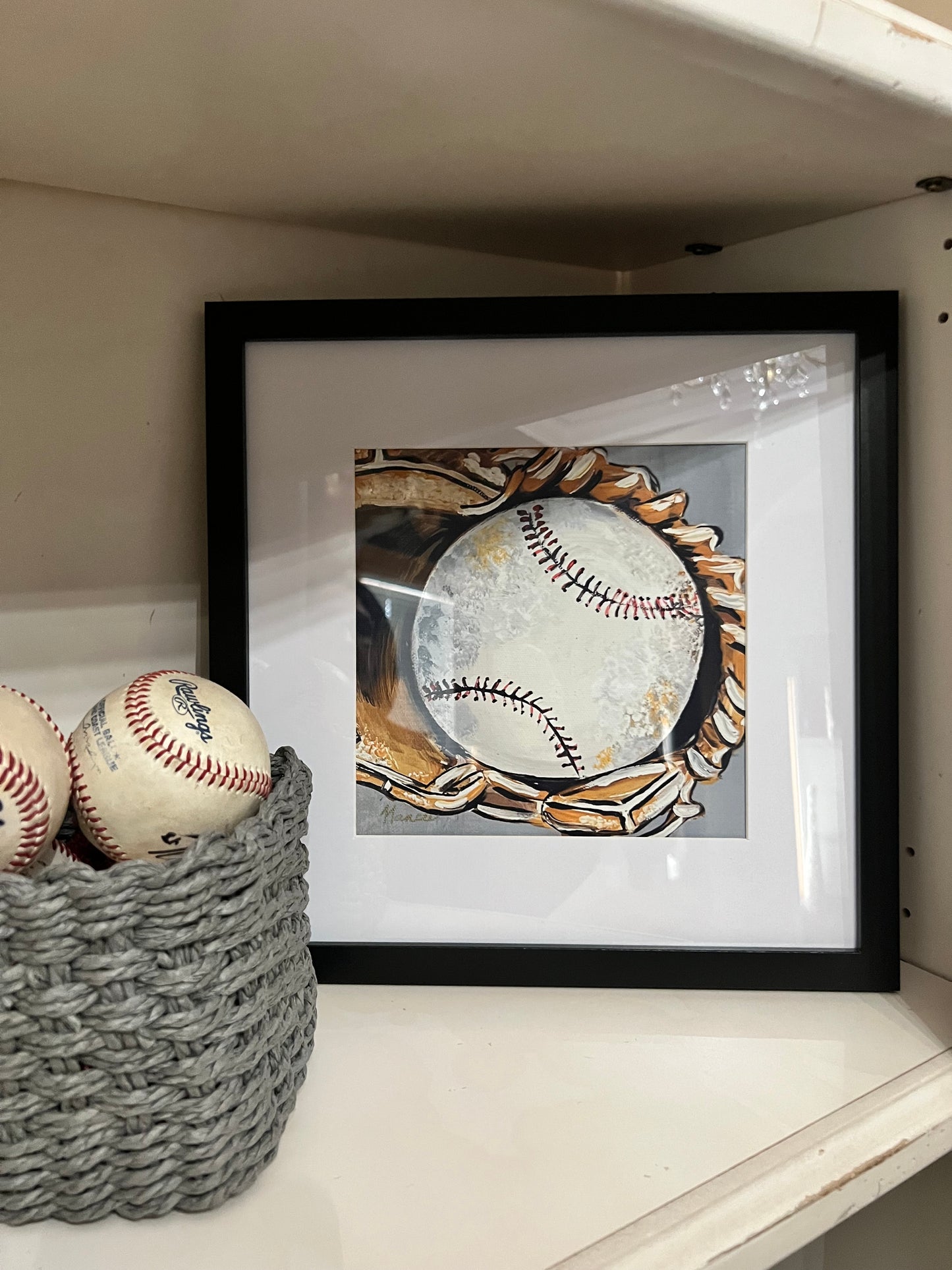 Baseball Framed art!