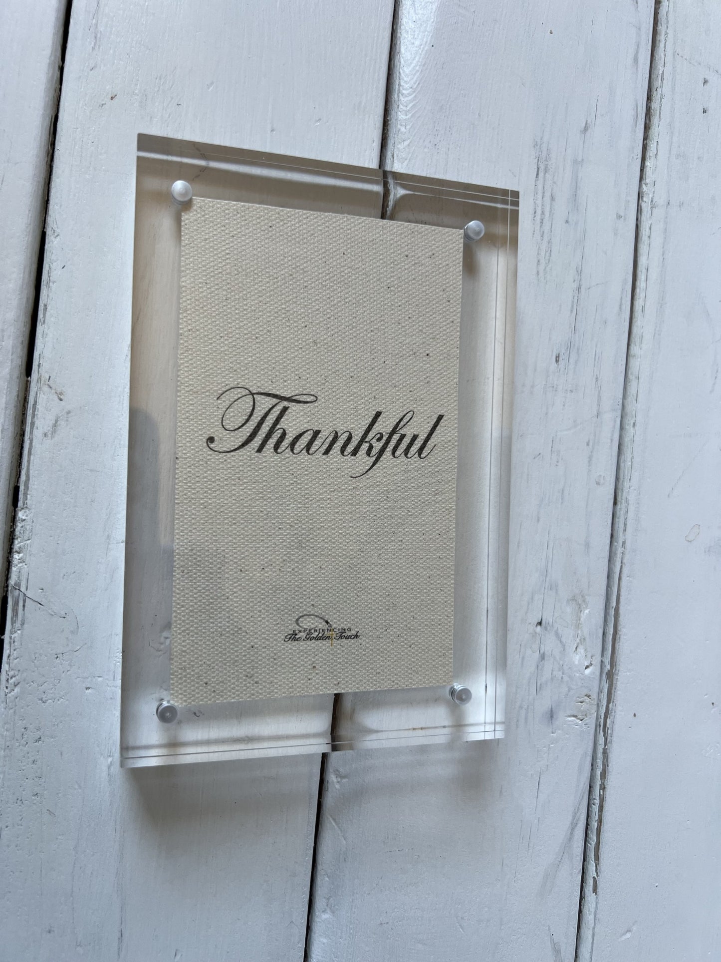 Thankful Turkey 4" x 6" Acrylic Frame