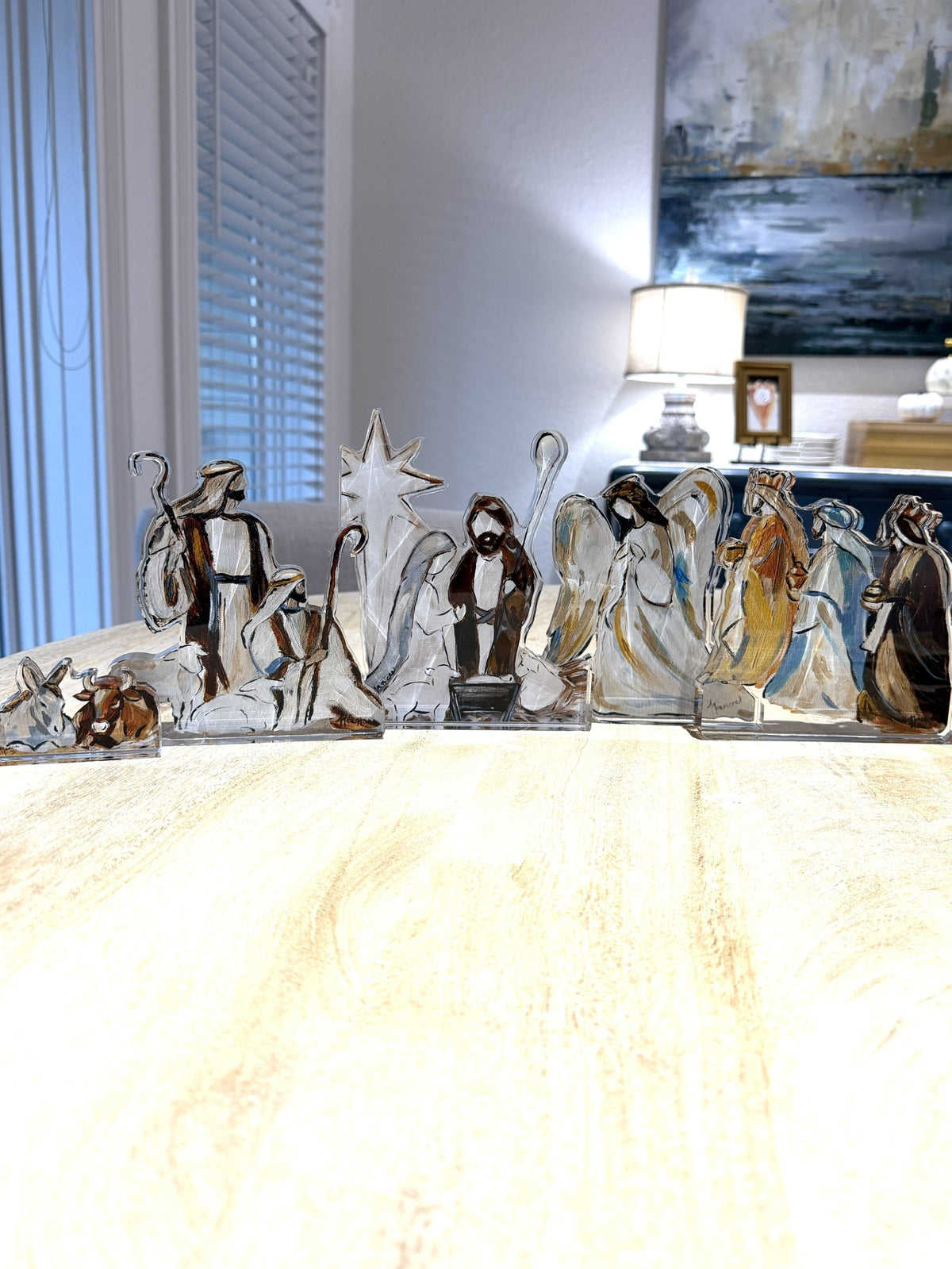5 Piece Acrylic Nativity Set
