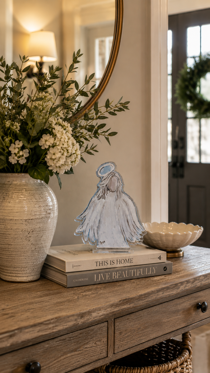 Acrylic Angel of Comfort