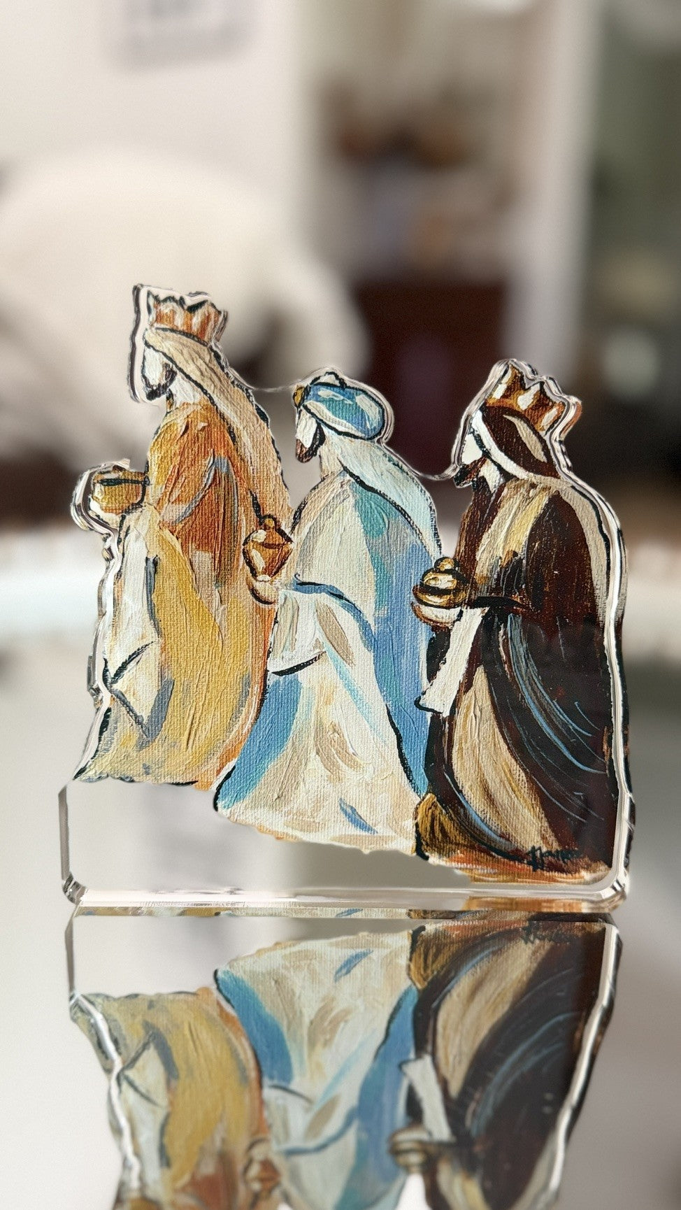 5 Piece Acrylic Nativity Set