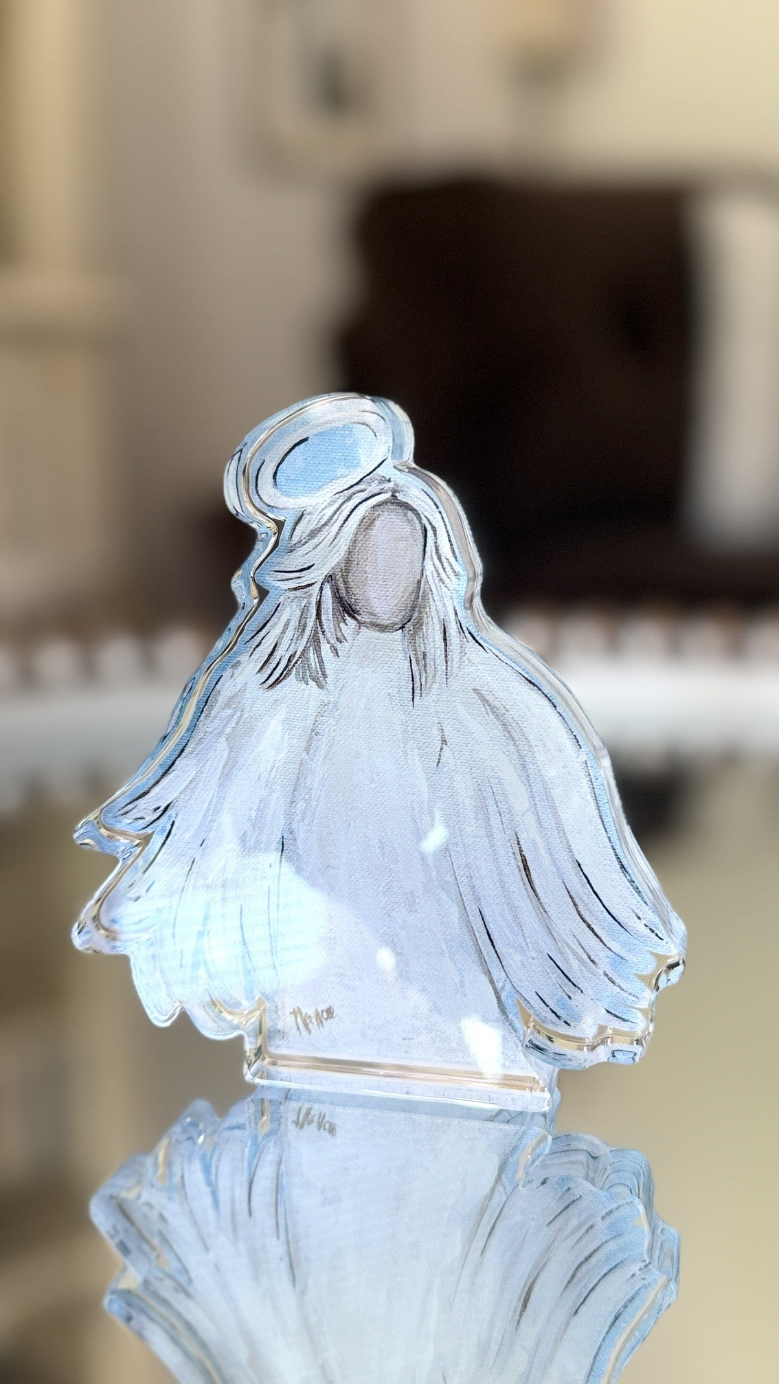 Acrylic Angel of Comfort