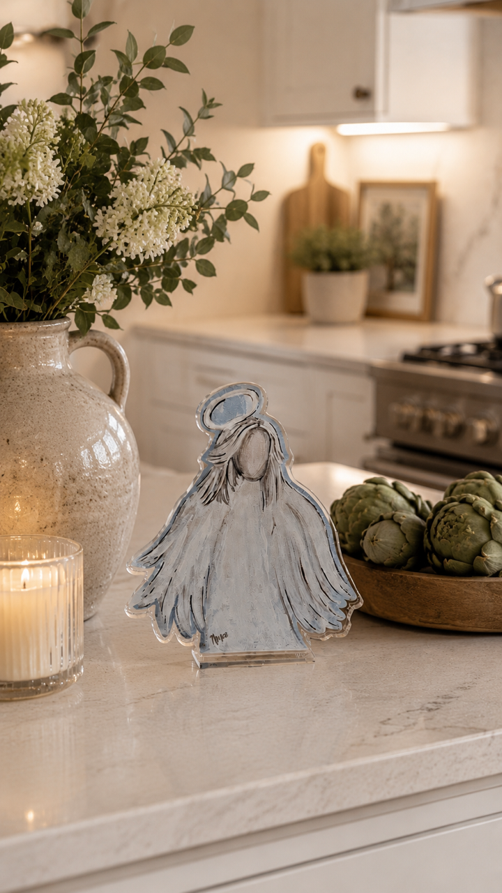 Acrylic Angel of Comfort