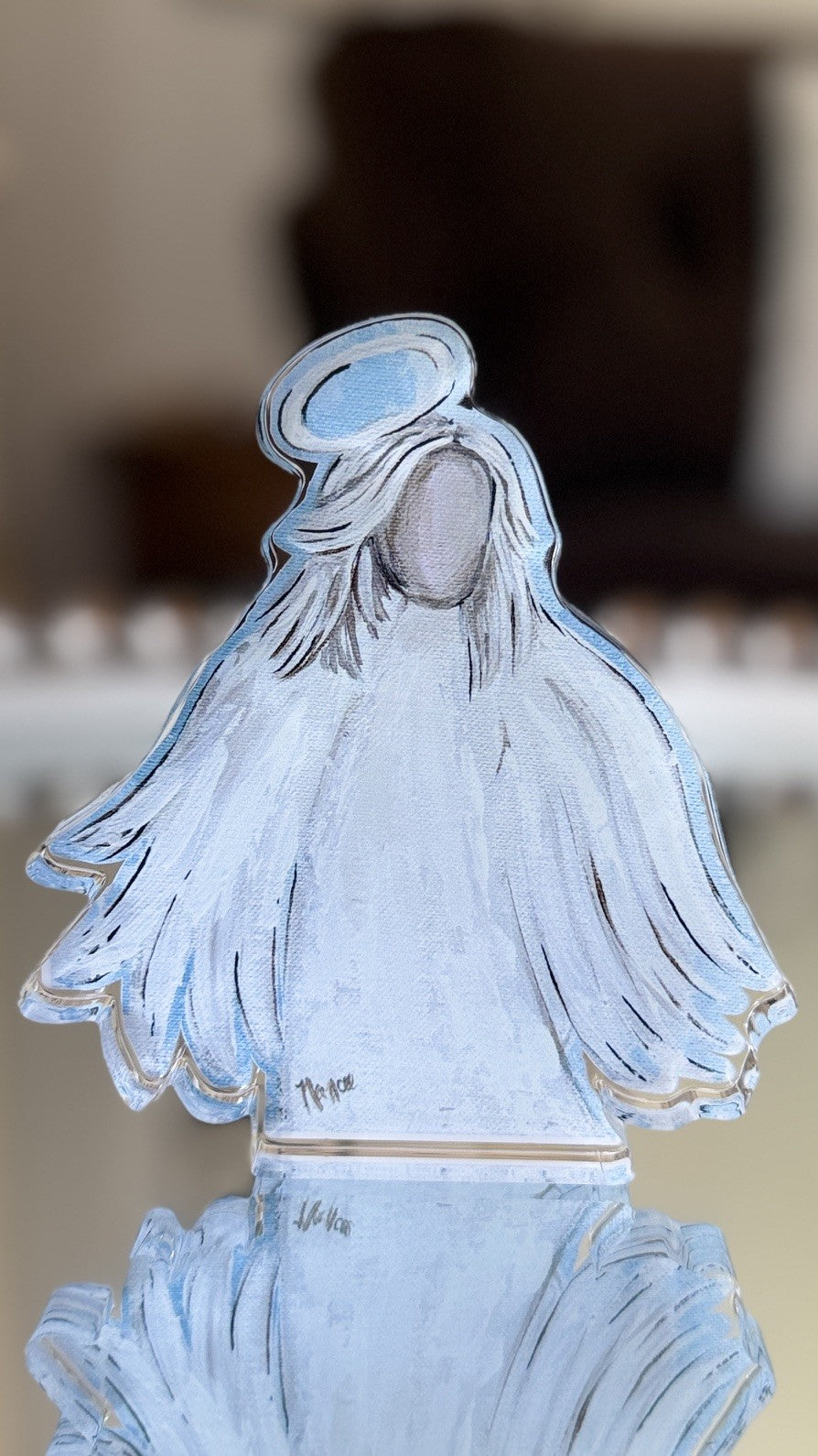 Acrylic Angel of Comfort