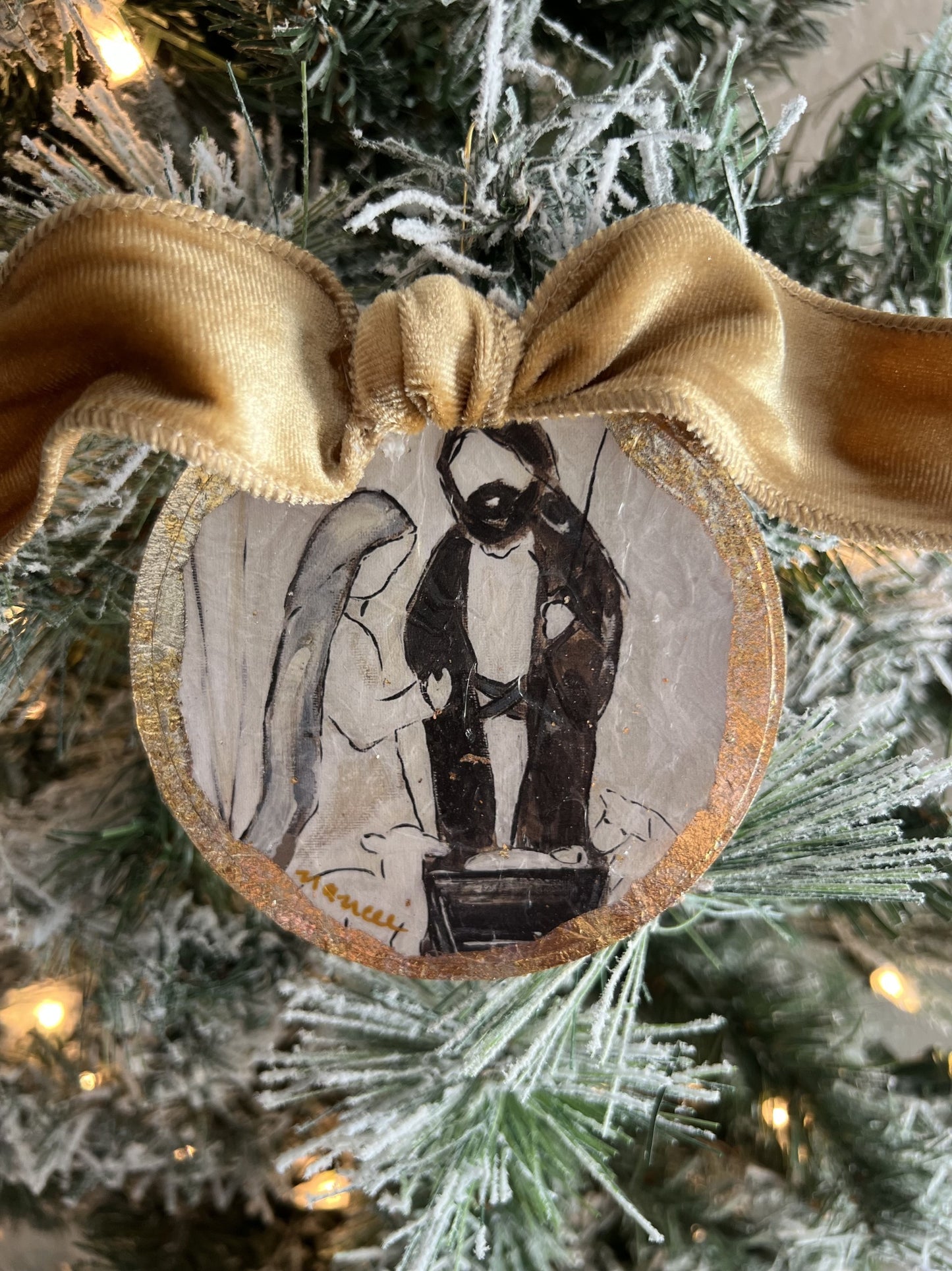2025 Christmas Ornament: "Humble Beginnings" Nativity